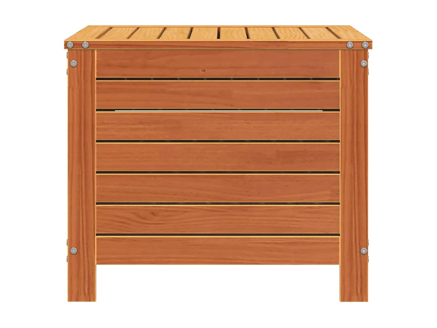 Repose-pied jardin marron 62x63,5x53,5 bois pin massif