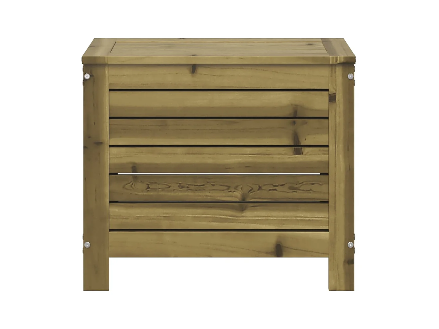 Repose-pied de jardin 62x31,5x52 bois de pin imprégné