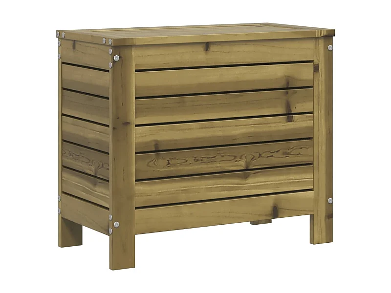 Repose-pied de jardin 62x31,5x52 bois de pin imprégné