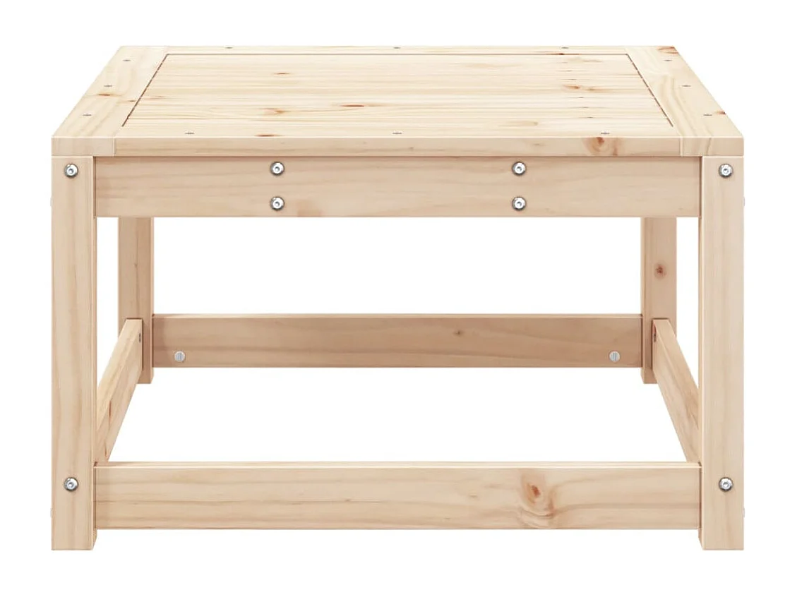 Repose-pied de jardin bois de pin massif