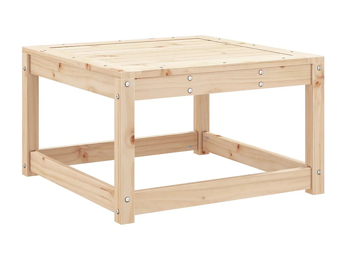 Repose-pied de jardin bois de pin massif