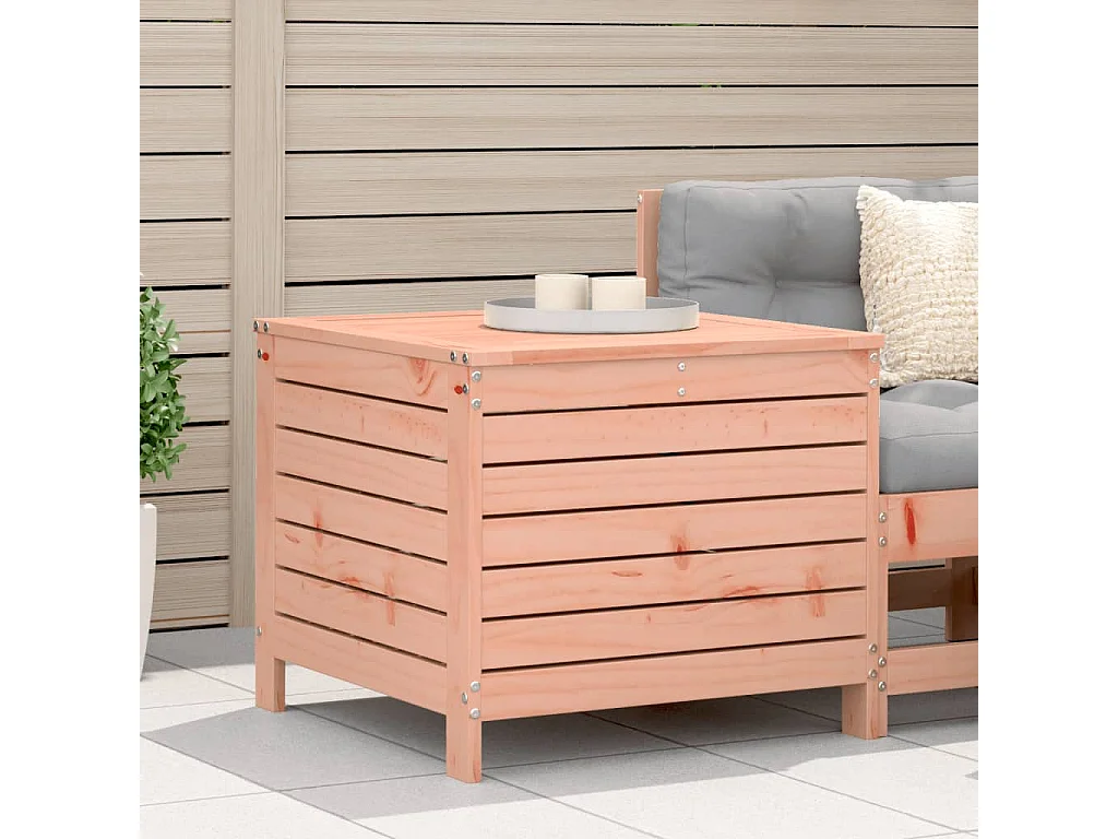 Repose-pied de jardin 62x63,5x53,5 bois massif de douglas