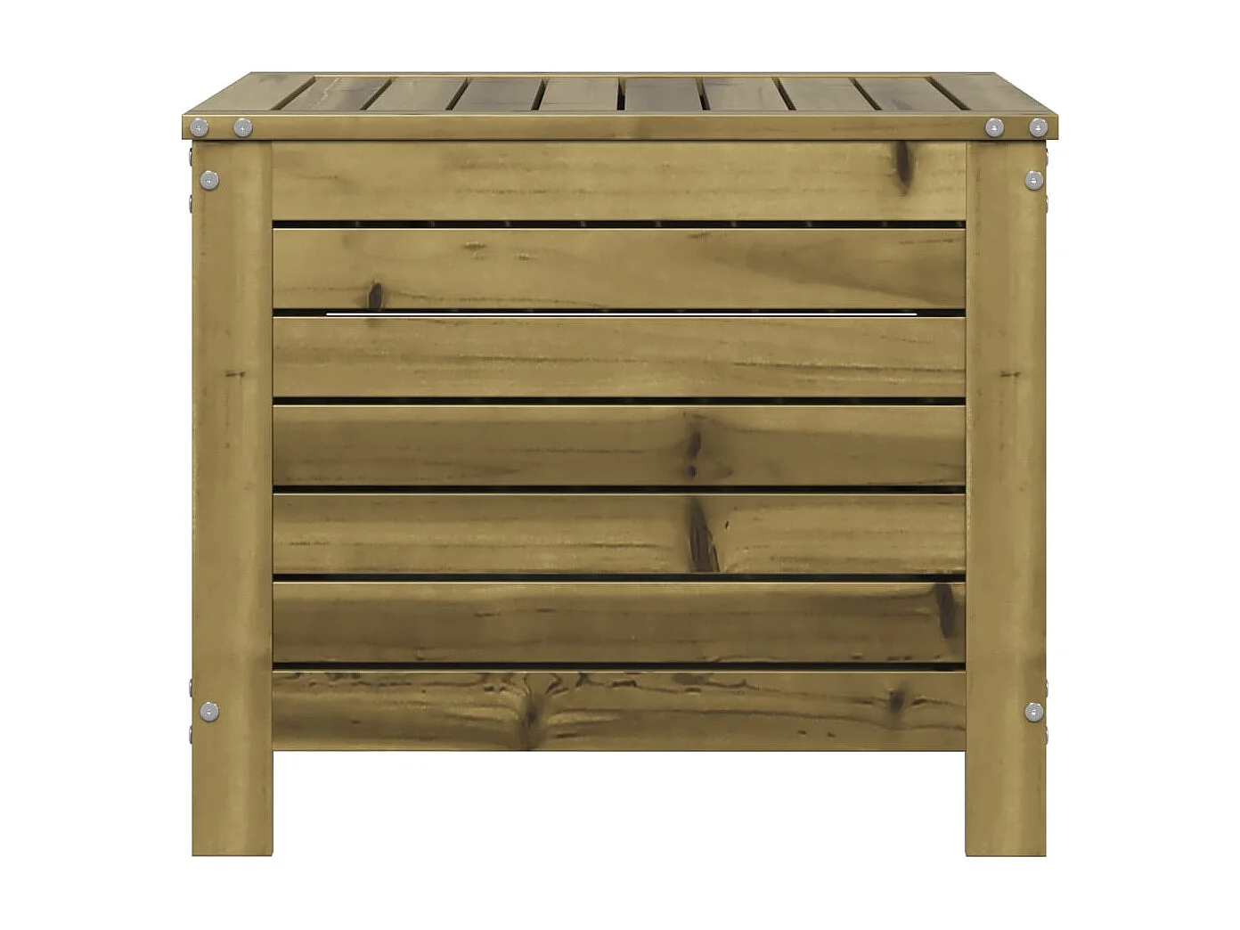 Tuinvoetenbank 62x63,5x53,5 cm geïmpregneerd grenenhout