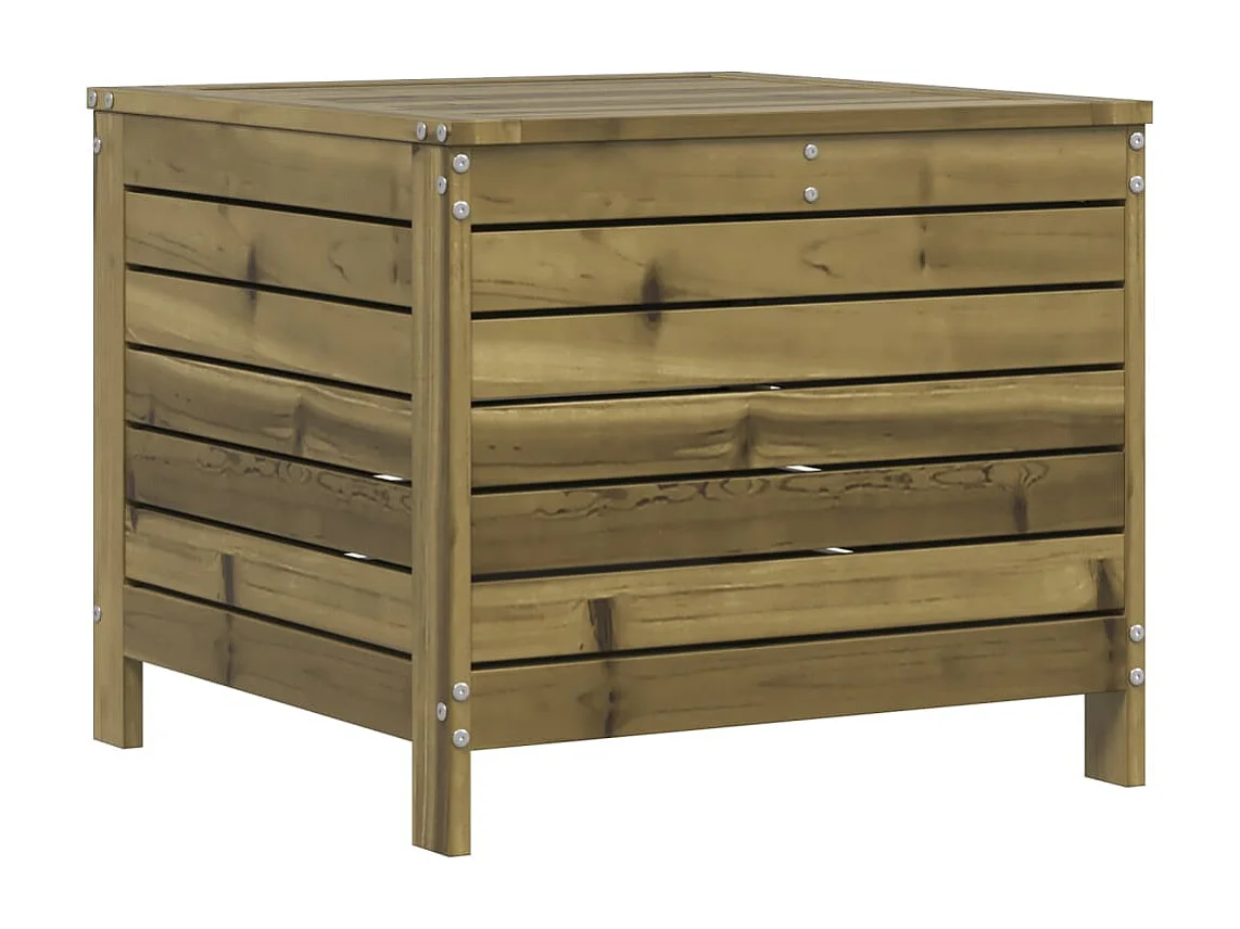 Tuinvoetenbank 62x63,5x53,5 cm geïmpregneerd grenenhout