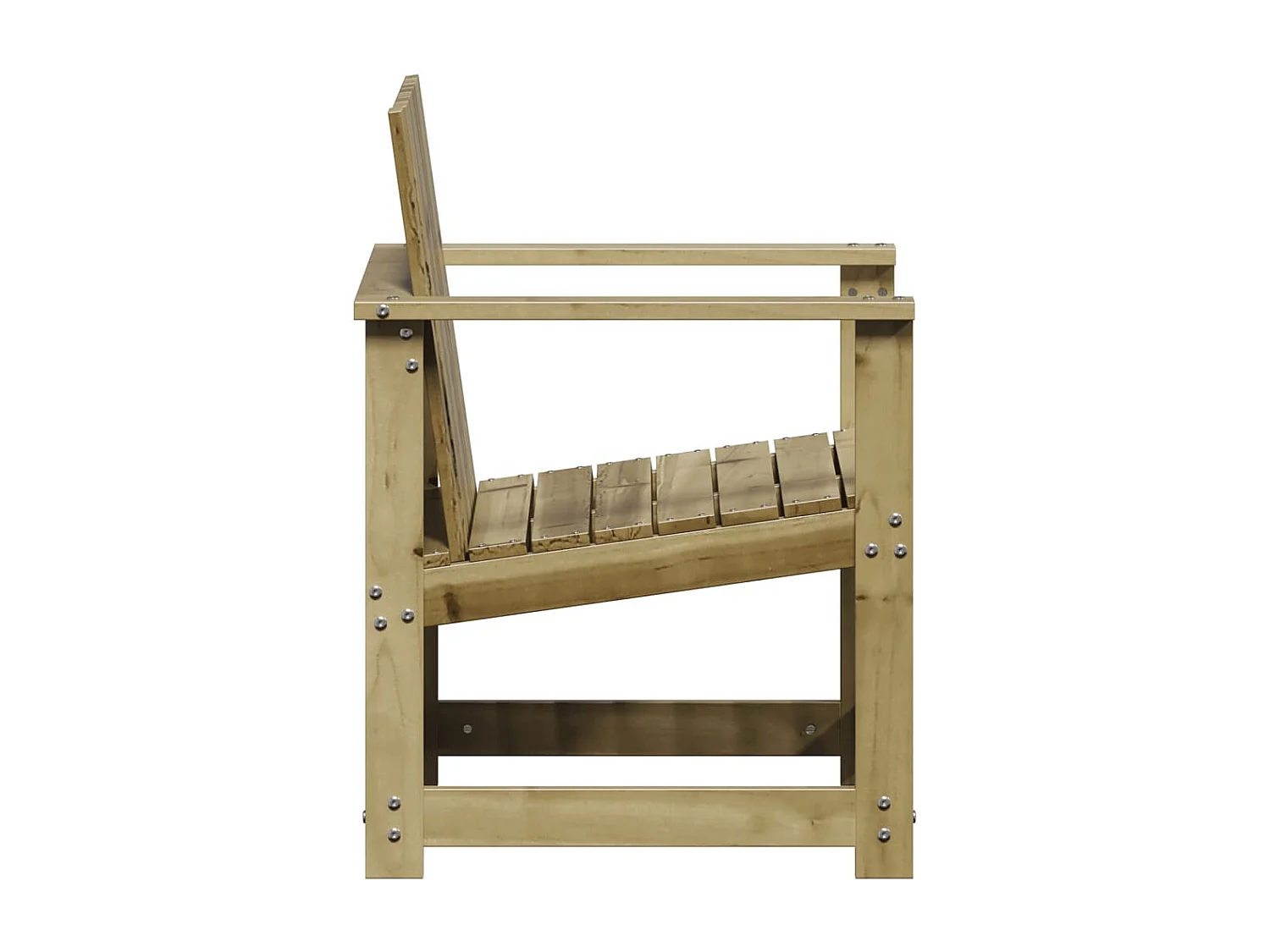 Salon de jardin 3 pcs bois de pin imprégné