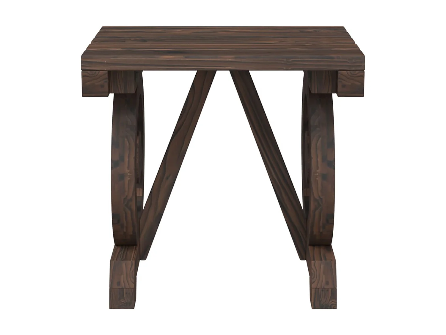 Repose-pied de jardin 40x36,5x38,5 bois massif sapin