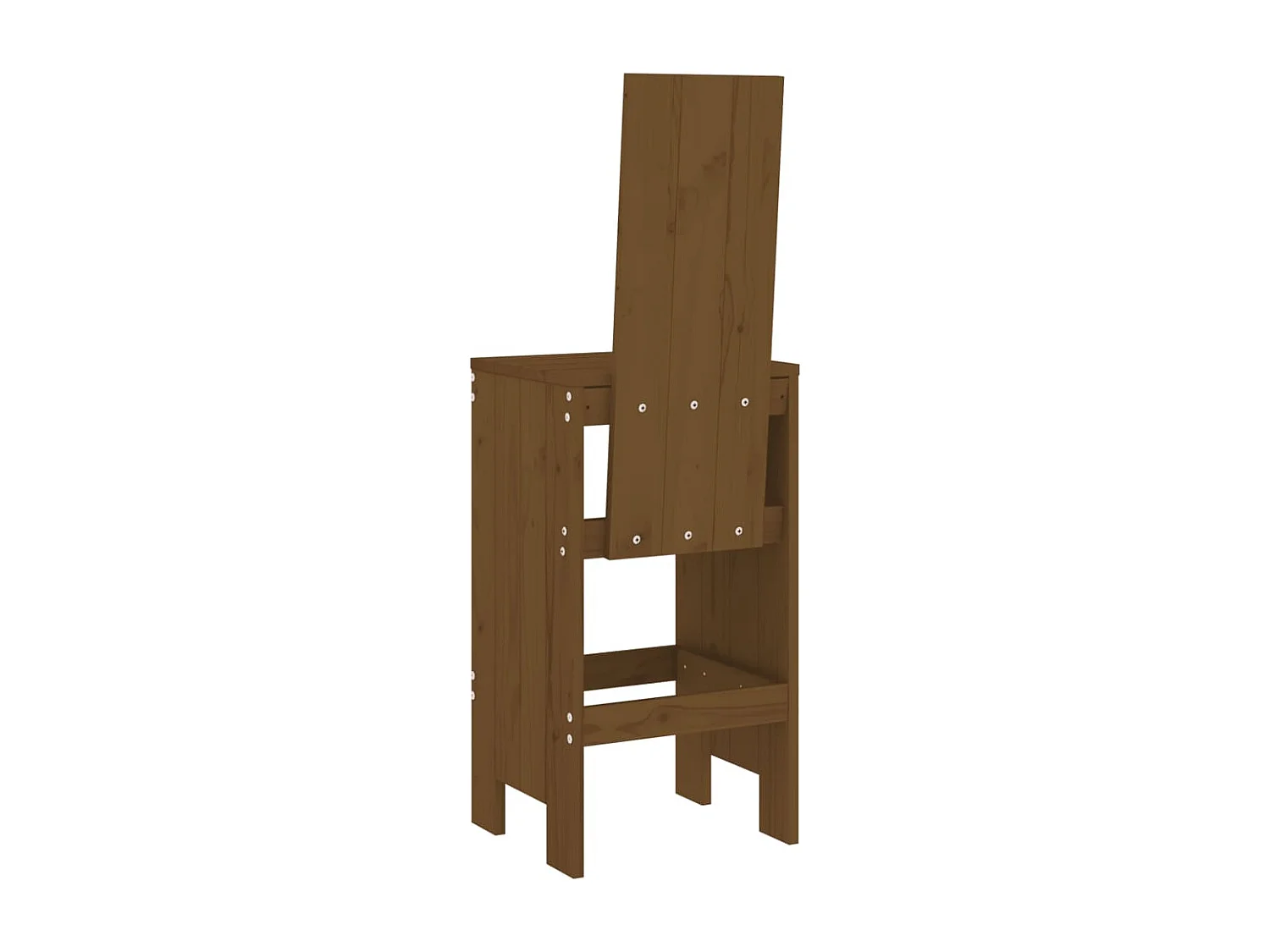 Tabourets 2 pcs marron miel 40x42x120 bois massif de pin