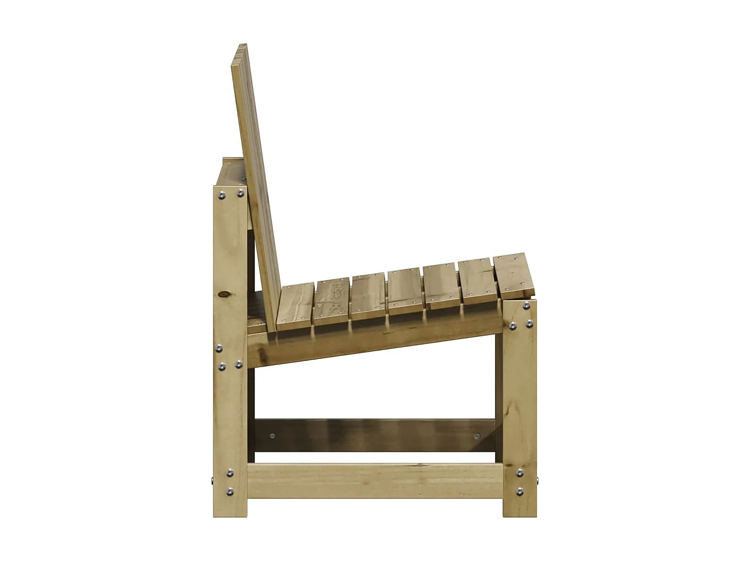 Salon de jardin 3 pcs bois de pin imprégné