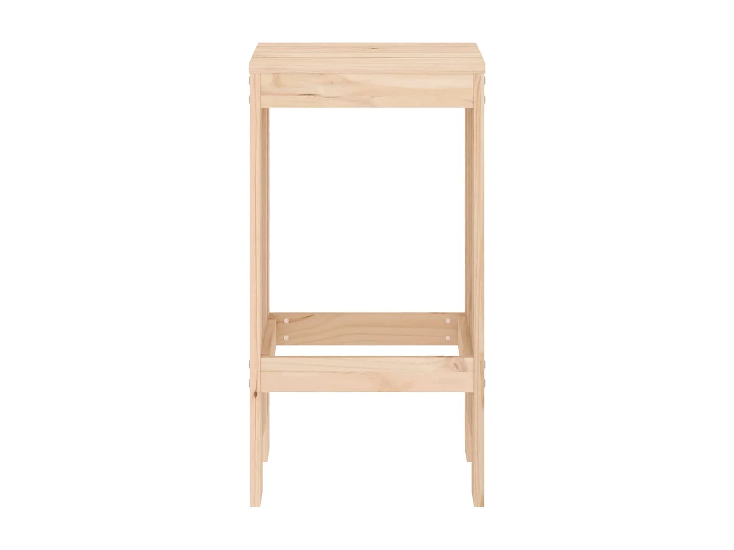 Tabourets de bar 2 pcs 40x36x75 bois massif de pin