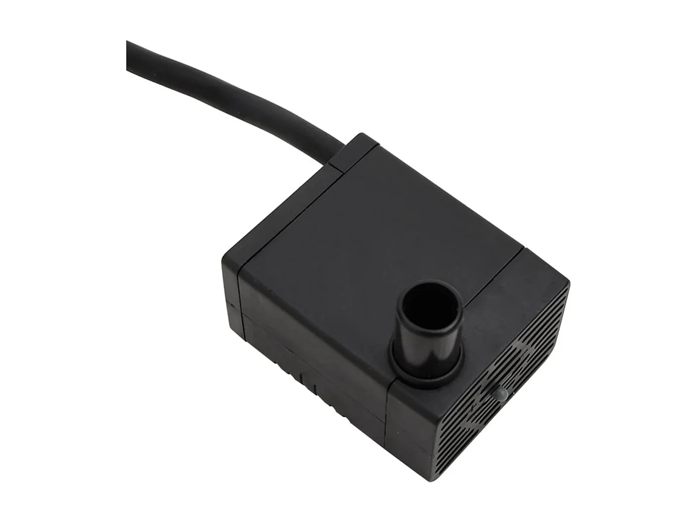 Fontaine à eau sur roues pompe 55x55x80 bois de sapin massif