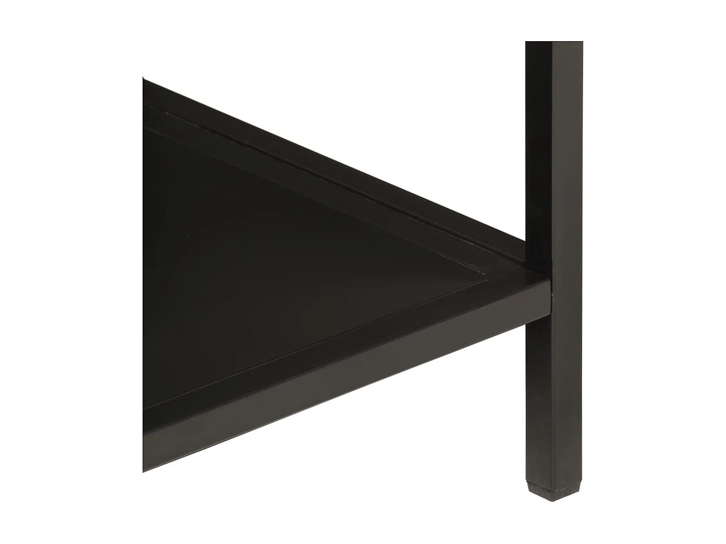 Porte-manteau 90x35x180 bois de manguier et fer