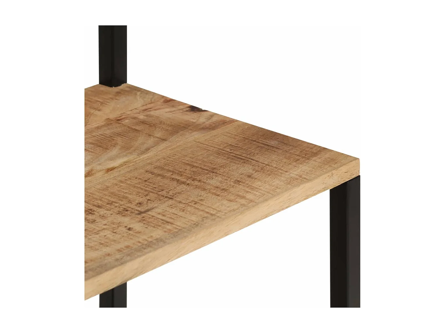 Porte-manteau et rangement des chaussures bois de manguier fer