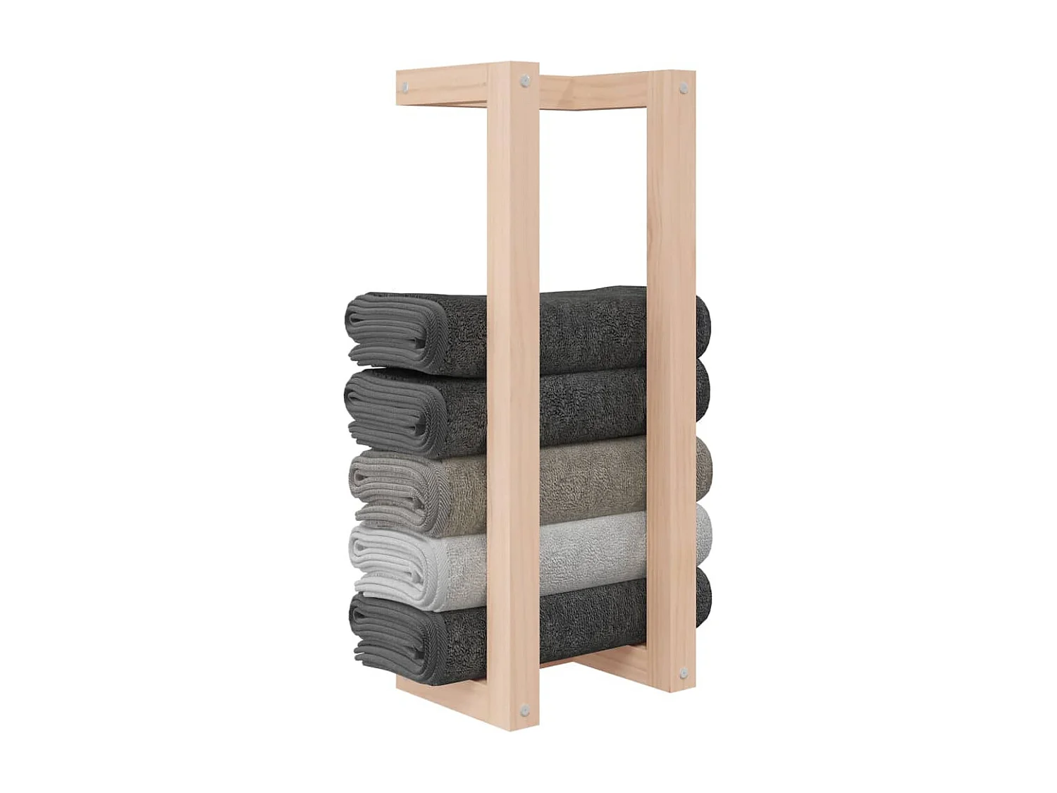 Porte-serviette 23x18x60 Bois de pin massif