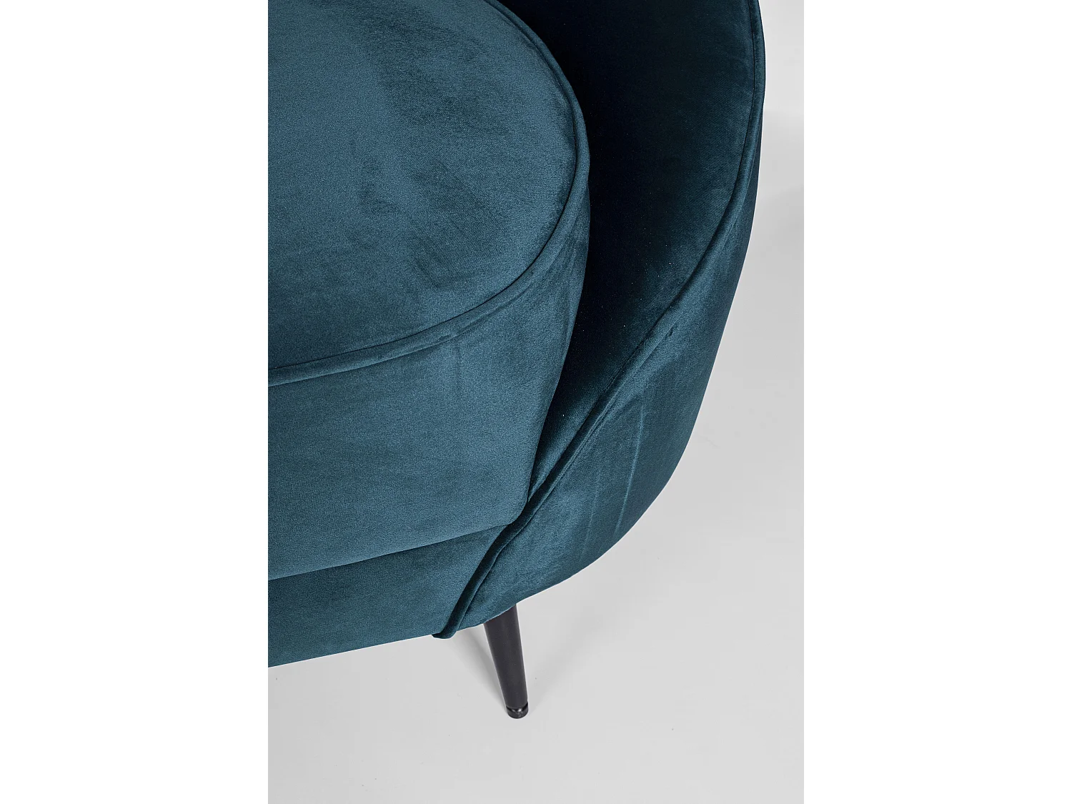 Canapé en polyester bleu turquoise 2 places Sera