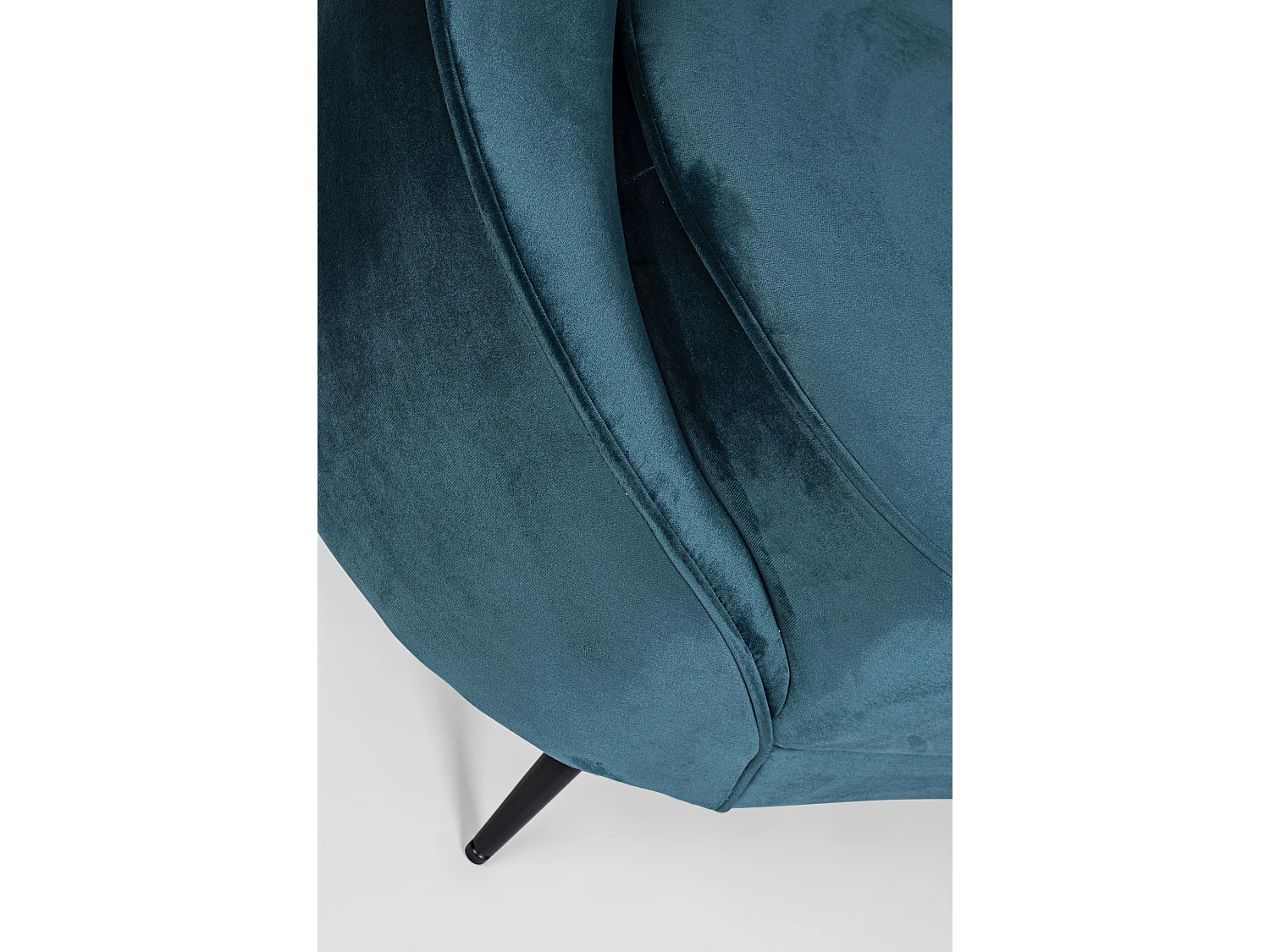 Canapé en polyester bleu turquoise 2 places Sera