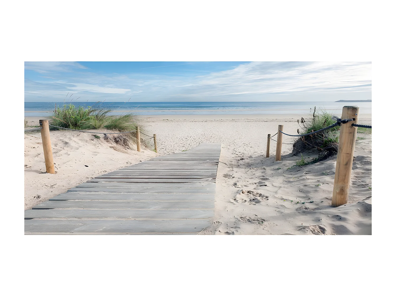 Afdrukken op Canvas Strand, Veelkleurig, 120x4x60 cm, EPIKASA