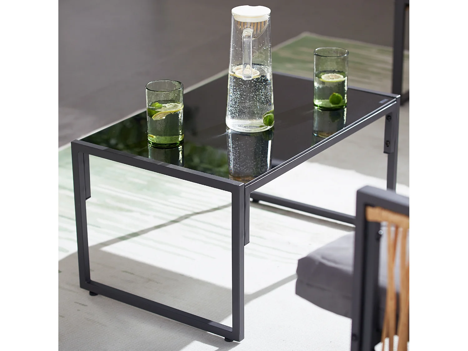 Salon de jardin avec table 5 places TURINI