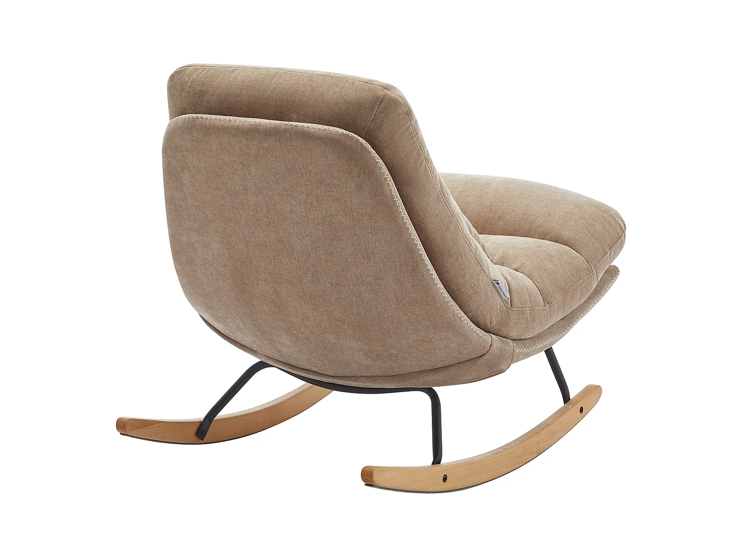 Schaukelsessel - Stoff - Taupe - RELIACO