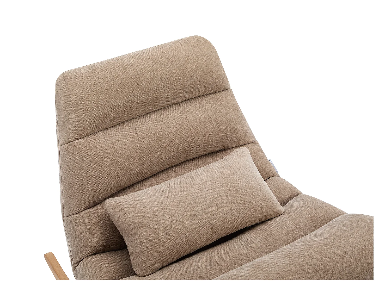 Schaukelsessel - Stoff - Taupe - RELIACO