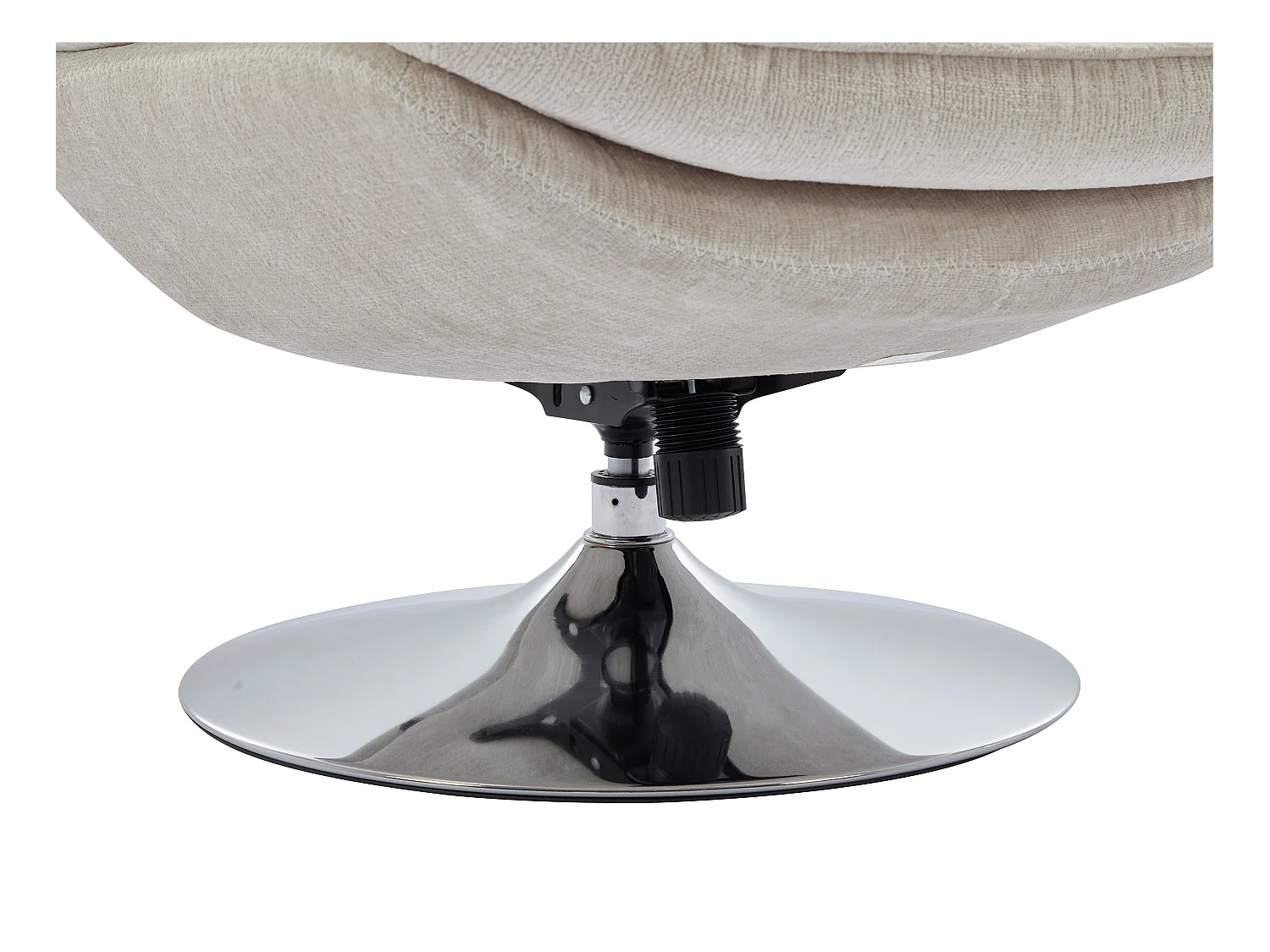 Drehsessel - Strukturstoff - Beige - ILMACA