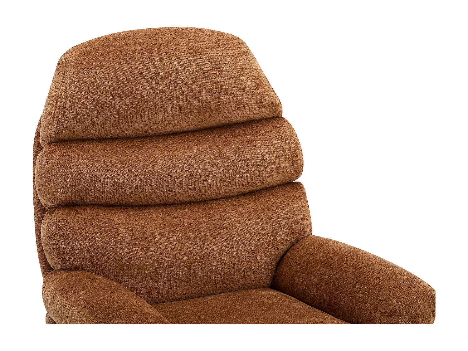 Drehsessel - Stoff - Terracotta - LIZUTA