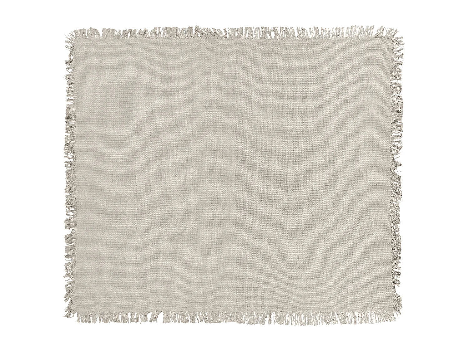 Bedspread YERBENT Cotton 200 x 220 cm Light Grey