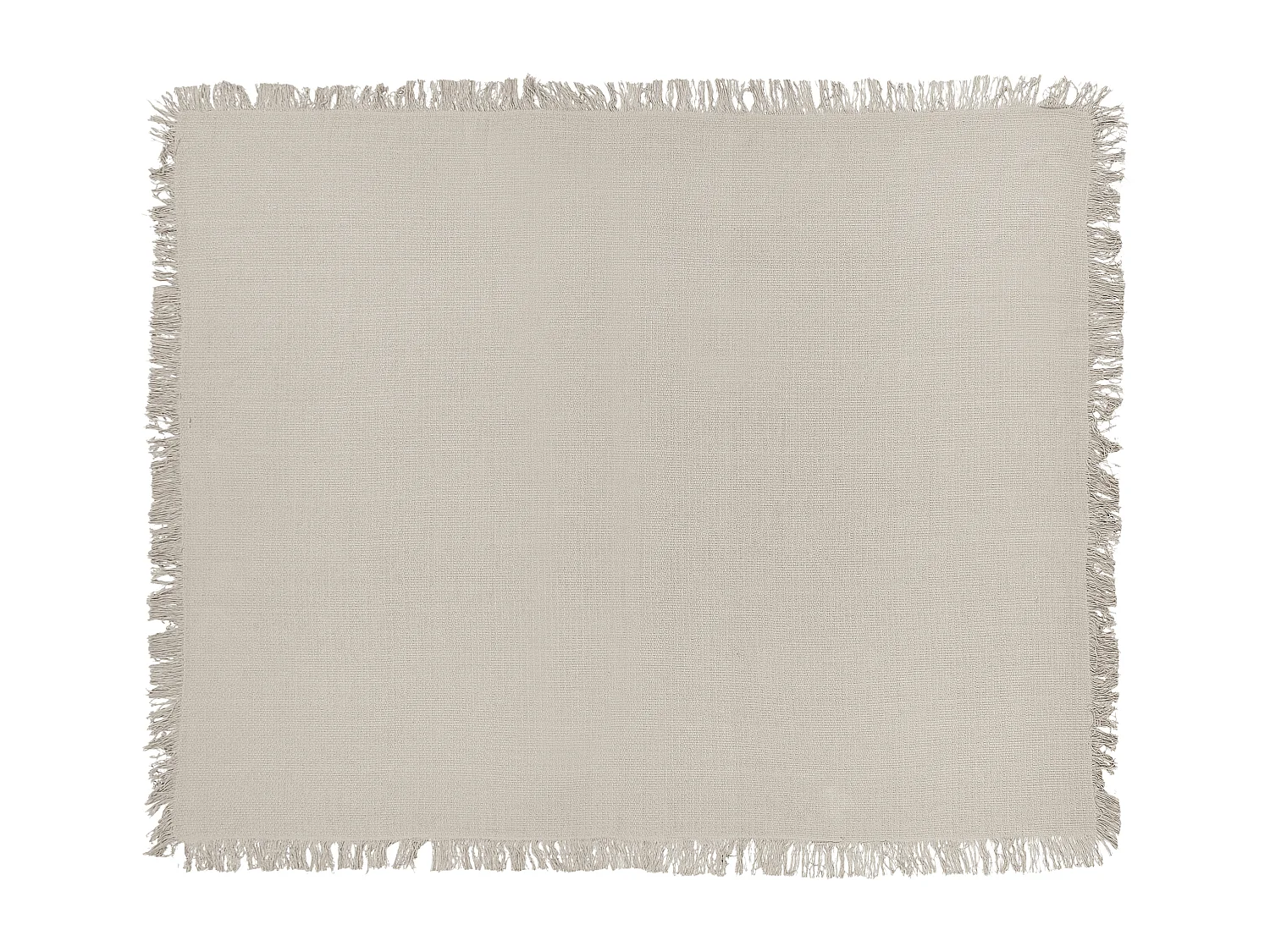 Colcha YERBENT Algodão 150 x 200 cm Cinzento claro