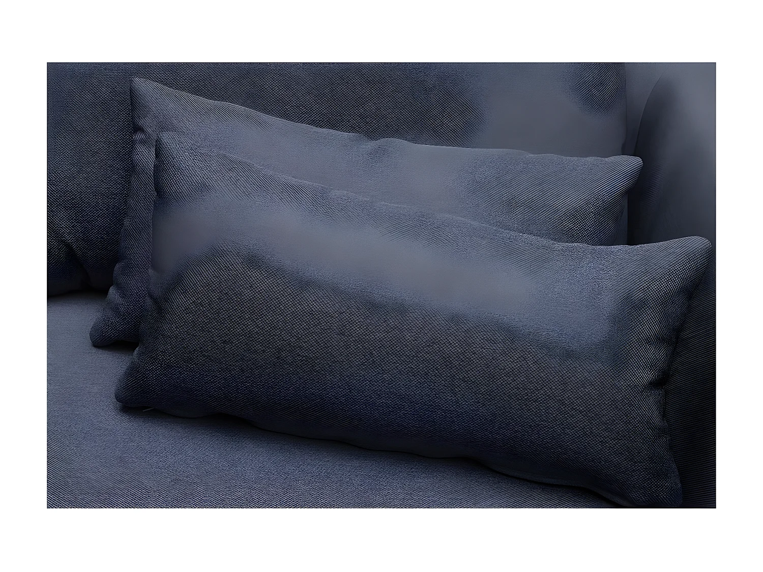 Canapé d'angle en tissu luxe 5 places, BERGAMO, gris foncé, angle droit (vu de face)