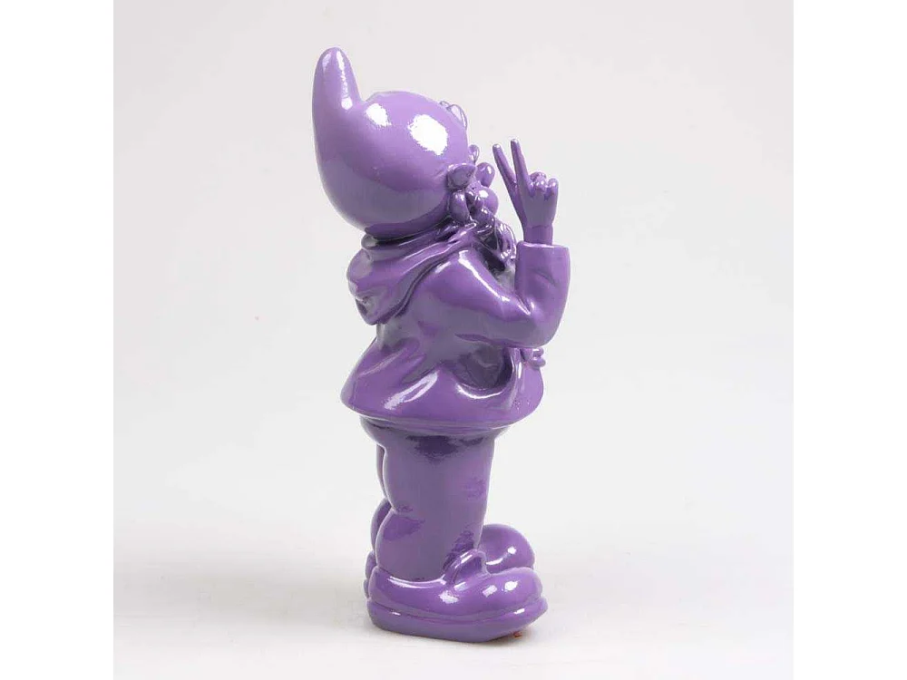 Nain de jardin en résine 13 x 11 x 31 cm Peace