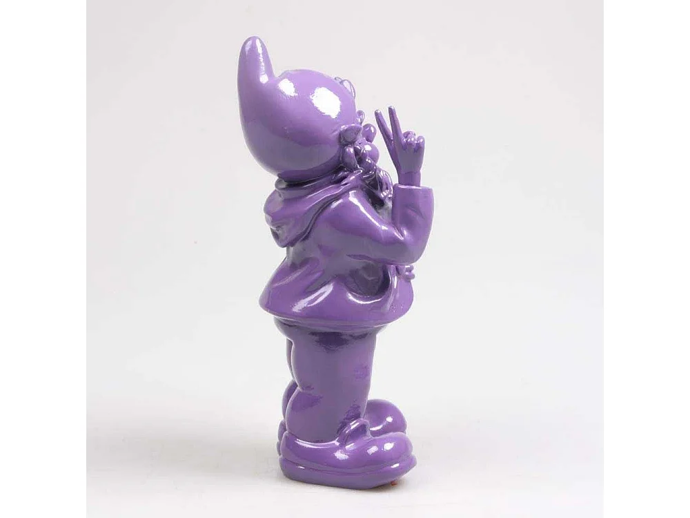 Nain de jardin en résine 13 x 11 x 31 cm Peace