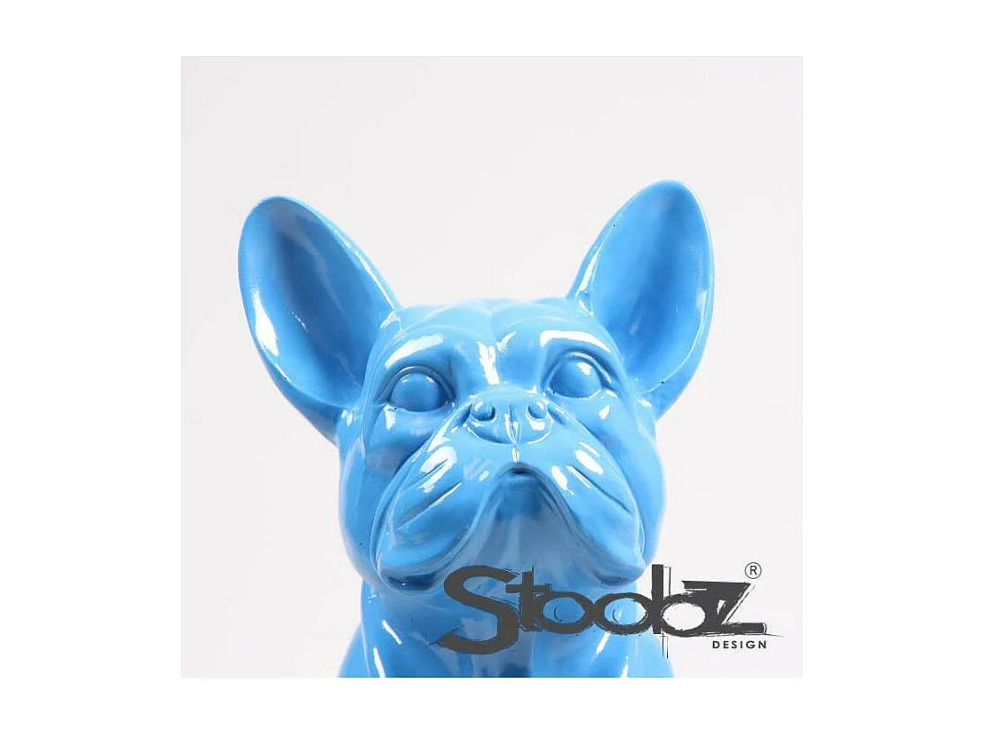 Chien bouledogue français coloré 37 x 25 x 22 cm