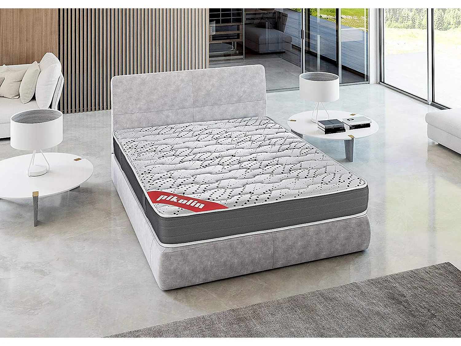 Colchão de espuma viscoelástica altamente adaptável. Colchão PIKOLIN Iliria, altura 25cm | 90 x 200 cm