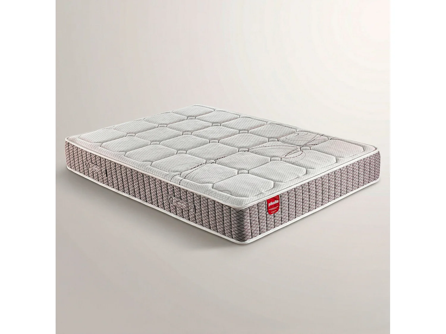 Colchón de 140 x 190 cm de muelles ensacados Adapt-Tech® y viscoelástica de 27 cm - TROAS de PIKOLIN