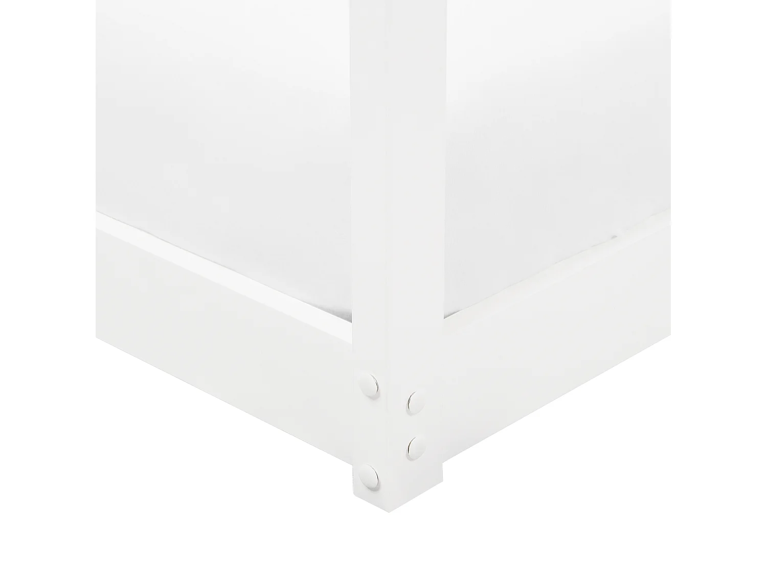 Lit superposé Maison Bois de pin LABATUT 90 x 200 cm Blanc