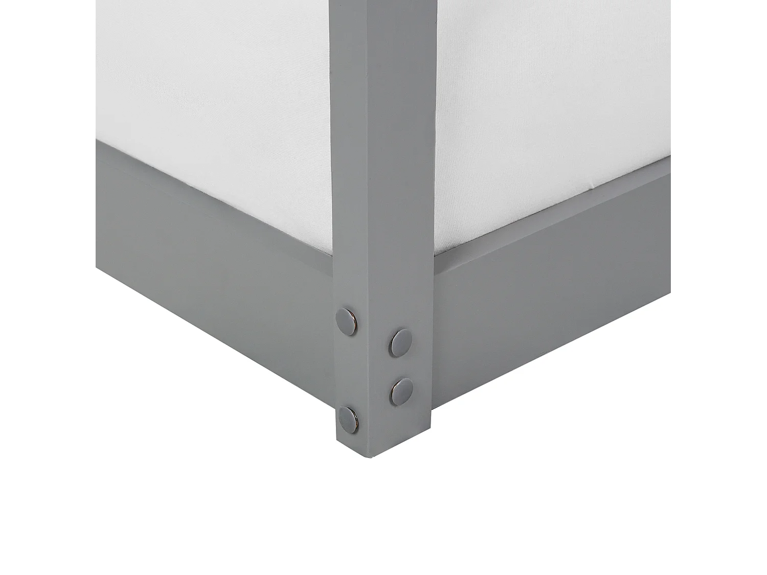 Lit superposé Maison Bois de pin LABATUT 90 x 200 cm Gris