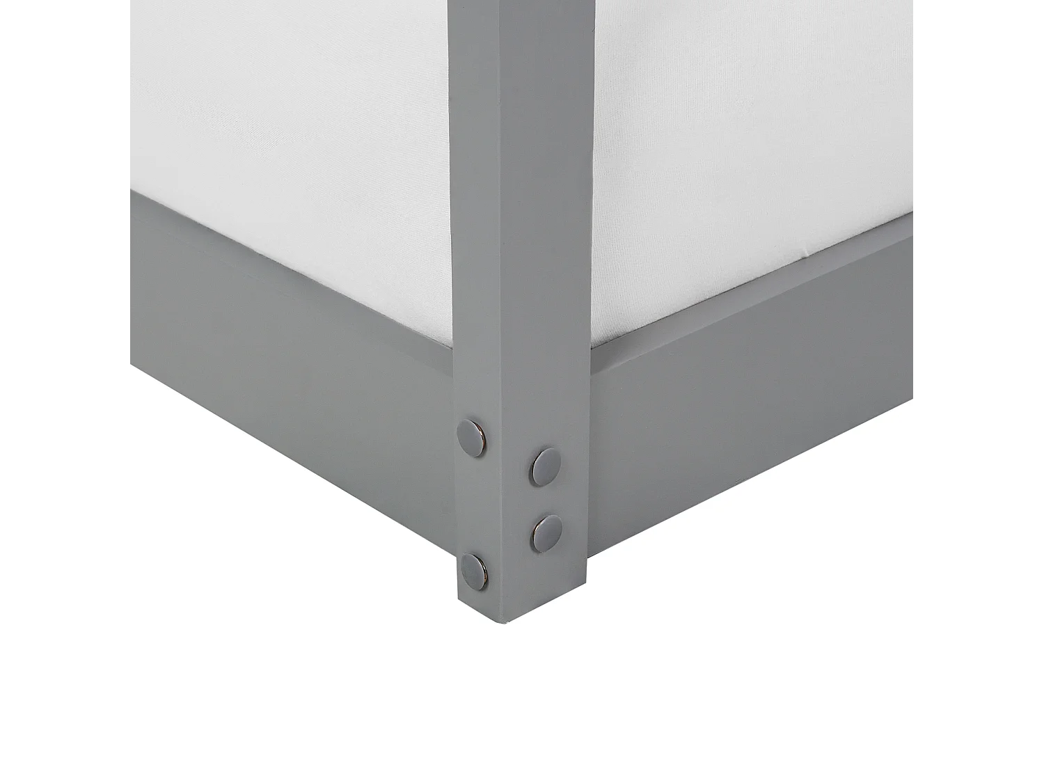 Letto a castello casa Legno di pino LABATUT 90 x 200 cm Grigio