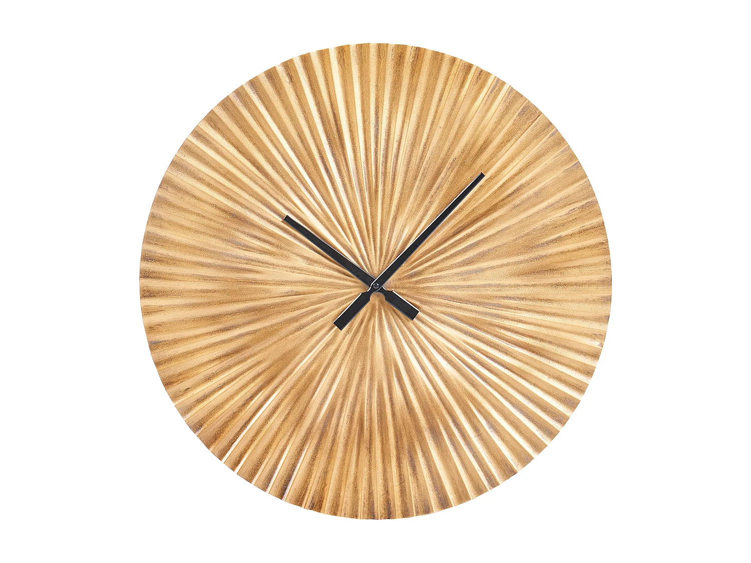 Zegar ścienny VAIGAI 59 cm Metal Złoty