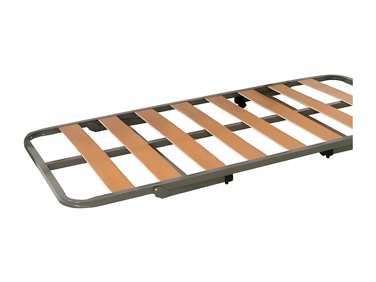 Ausziehbett mit Beine MDF weiß gewaschen 80x190cm