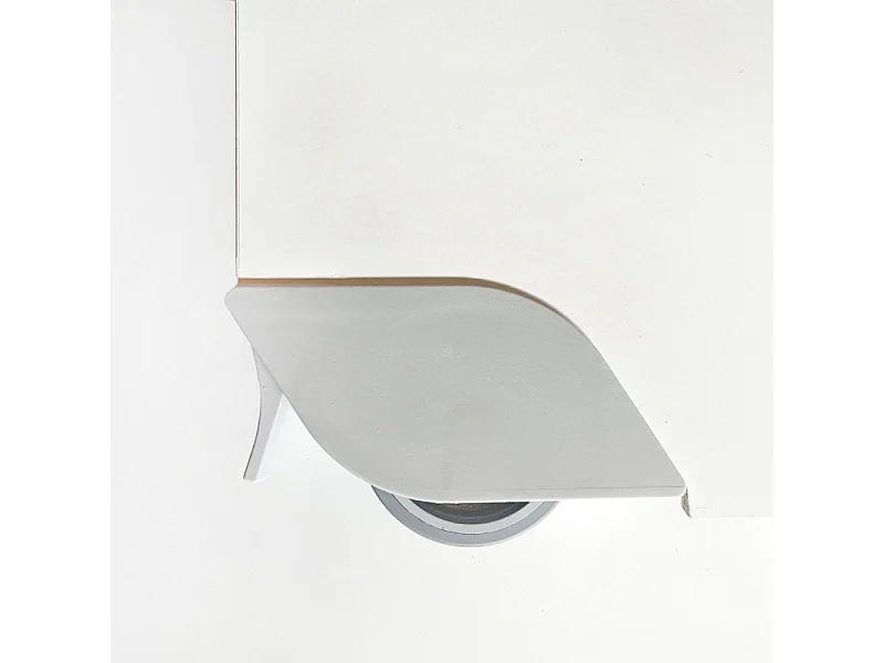 Cama de arrastre elevable MDF blanco 80x190cm