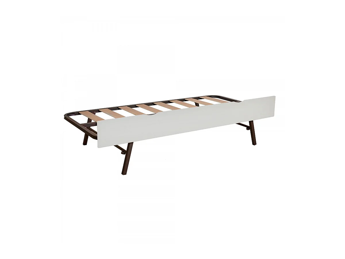 Cama elevável elevável branco 80x190cm