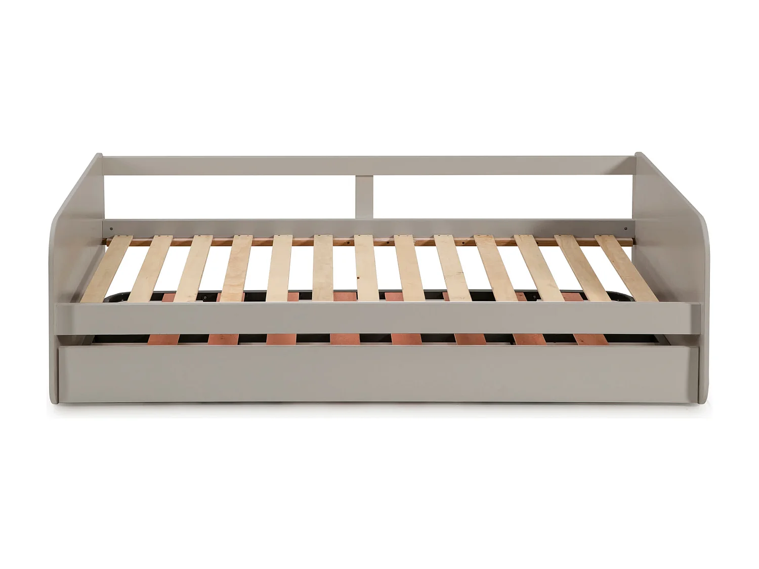 Cama nido con arrastre MDF blanco 90x190cm