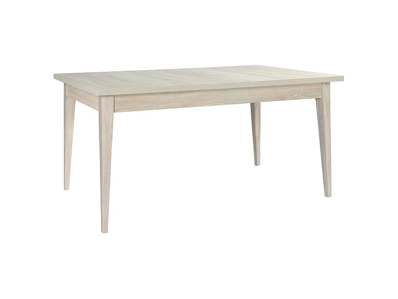 Ausziehbarer Esstisch MALMO in heller Eichenfarbe