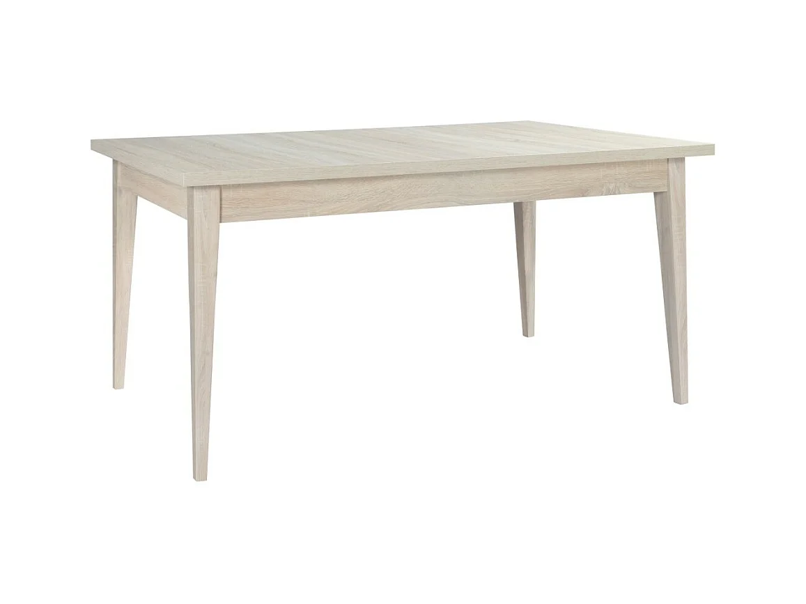 Uitschuifbare eettafel MALMO in lichte eiken kleur