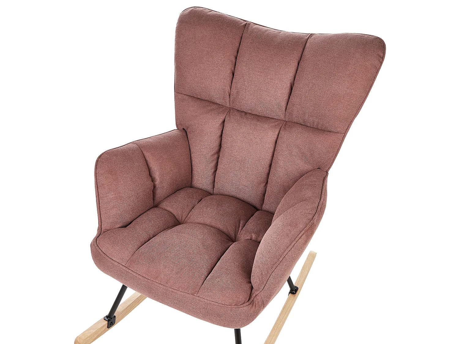 Rocking Chair OULU Fabric Pink