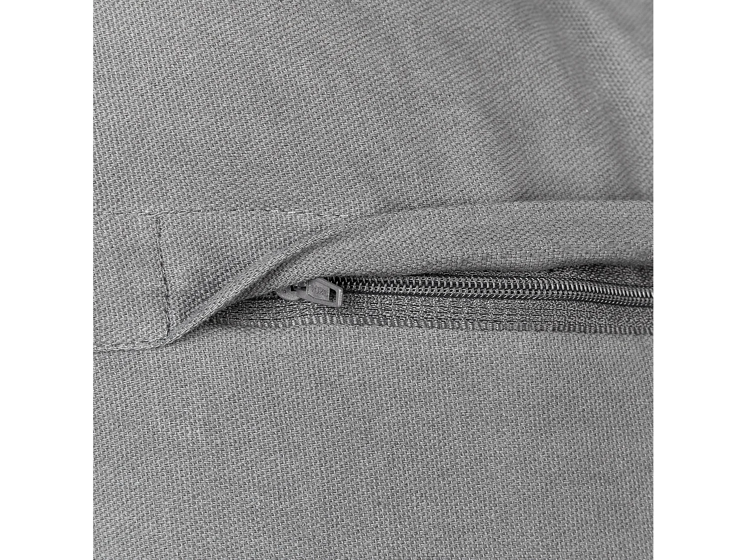 Dekokissen 2er Set beige einfarbig quadratisch 60x60 cm mit Biese modern Lapsana