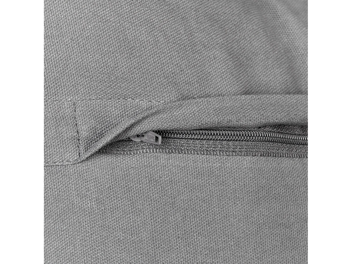 Set di 2 cuscini CONSTYLIS Cotone 45 x 45 cm Grigio scuro Tinta unita