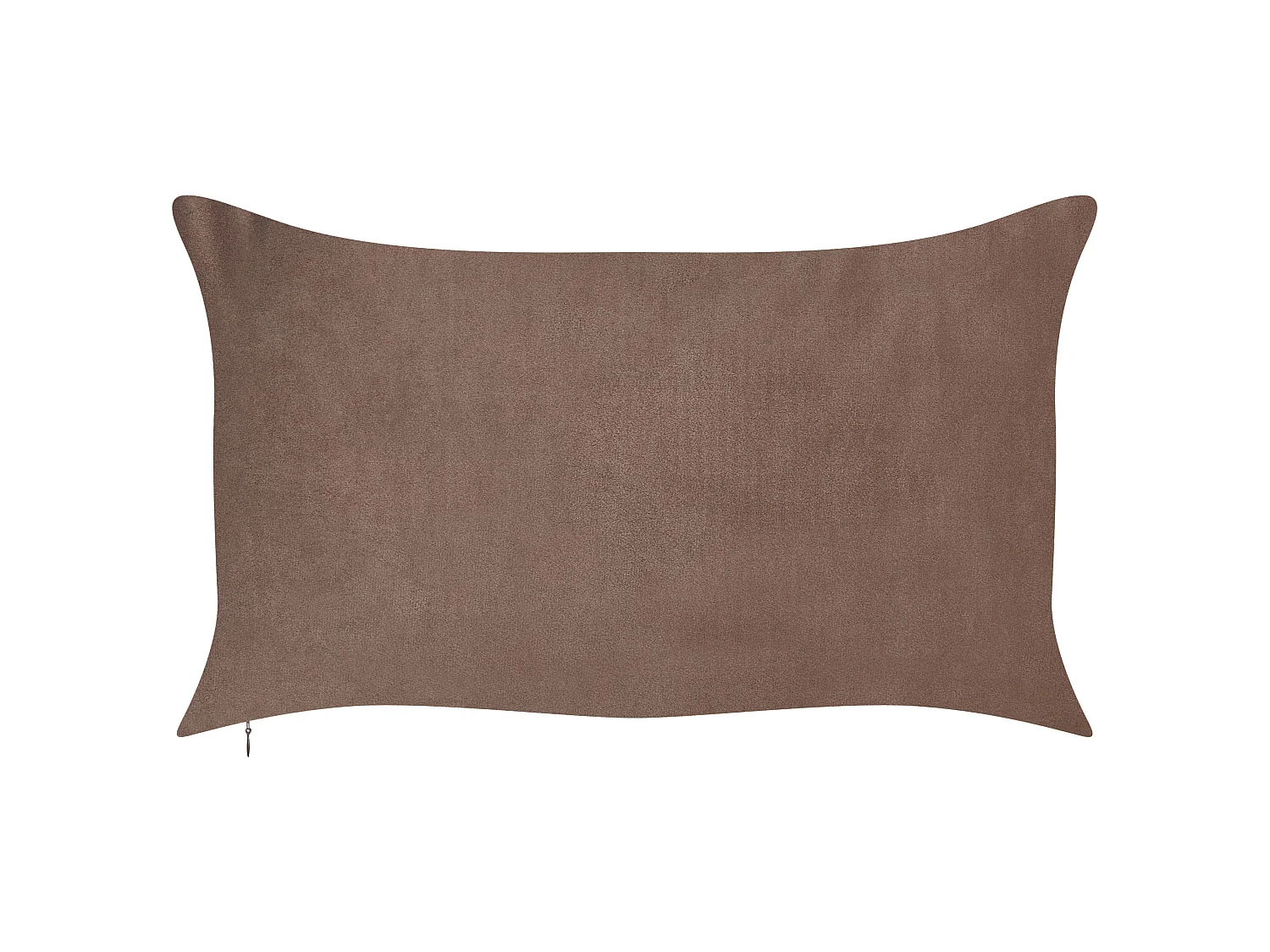 Lot de 2 coussins décoratifs CRODYLINE Velours 35 x 60 cm Marron À rayure