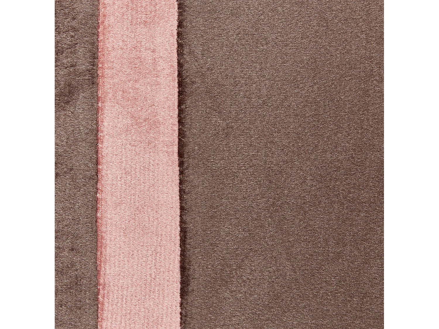 Lot de 2 coussins décoratifs CRODYLINE Velours 35 x 60 cm Marron À rayure