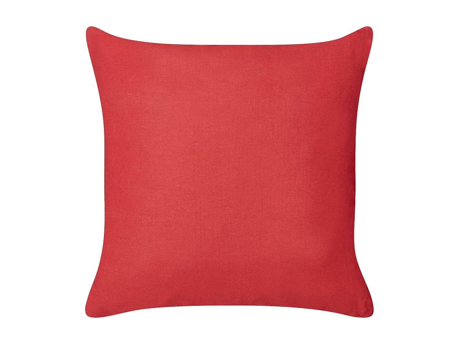Conjunto de 2 almofadas decorativas BORONIA Algodão 45 x 45 cm Vermelho Padrão natalicio