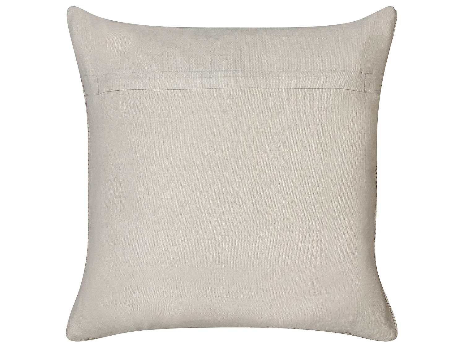 Set of 2 Decorative Cushions CONSTYLIS Cotton 45 x 45 cm Taupe Solid